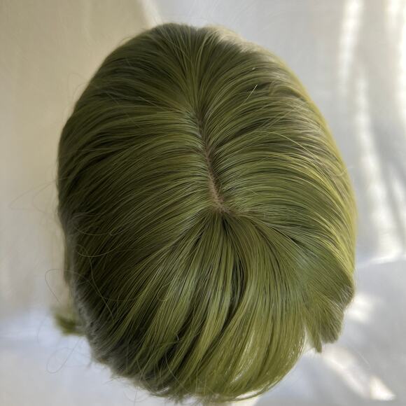 Matcha Green Shoulder Length Wavy Cosplay Wig - Picture 3 of 8